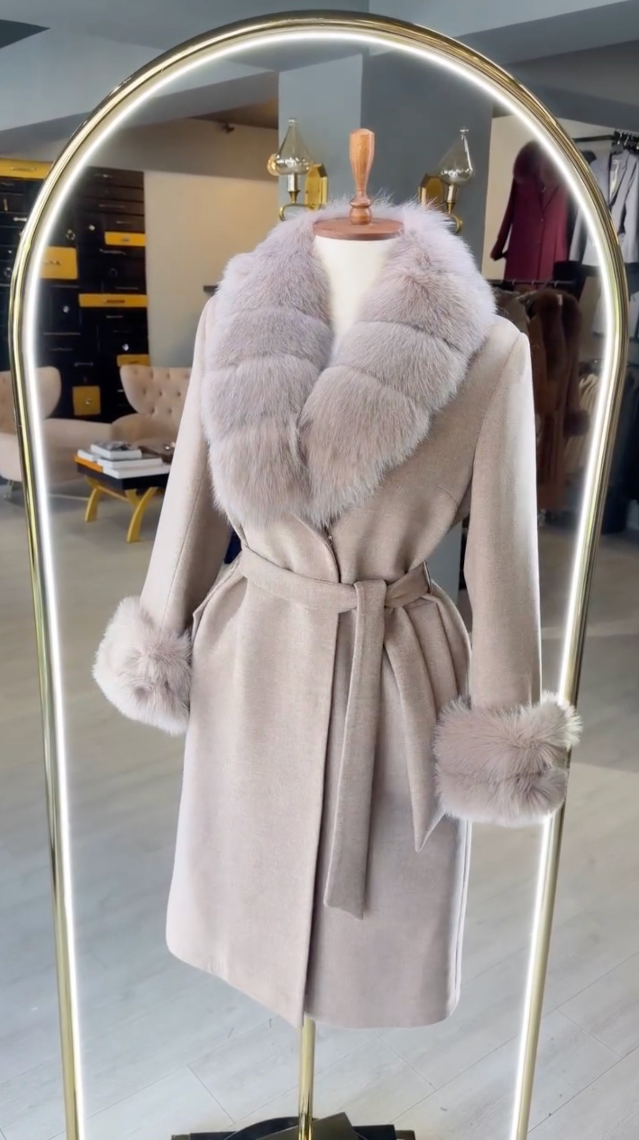 Palton Sheima Gri Seray